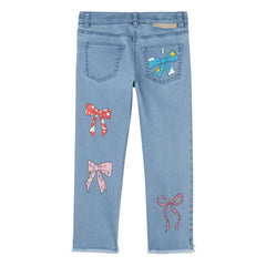 Stella McCartney Kids - Jean Nœuds | Denim Blue