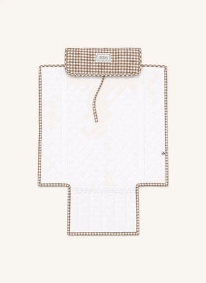 Editions Aimable - Marcel Nomad Mattress | Noisette Vichy Cotton