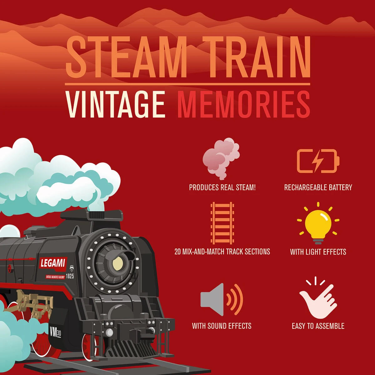 Legami - Miniature Train Set
