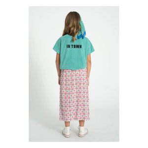 Piupiuchick - Cherries Long Skirt | Ecru