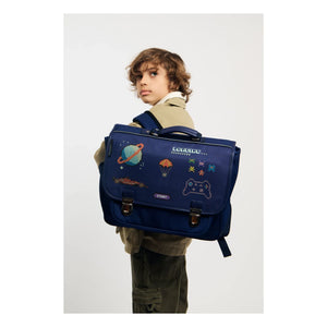 Caramel & Cie - Pixel Art Bag | Navy Blue