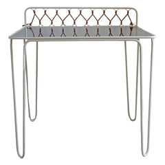 Honoré - Croisette Stainless Steel Desk | Beige