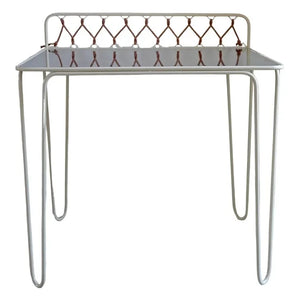 Honoré - Croisette Stainless Steel Desk | Beige