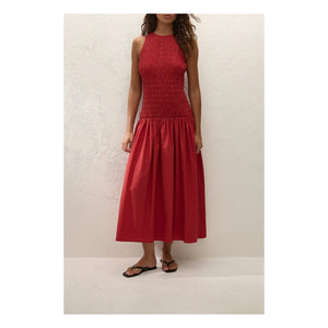 Faithfull the Brand - Sanchia Cotton Dress | Red