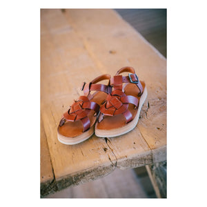 Mapache - Tulum sandals | Tobacco