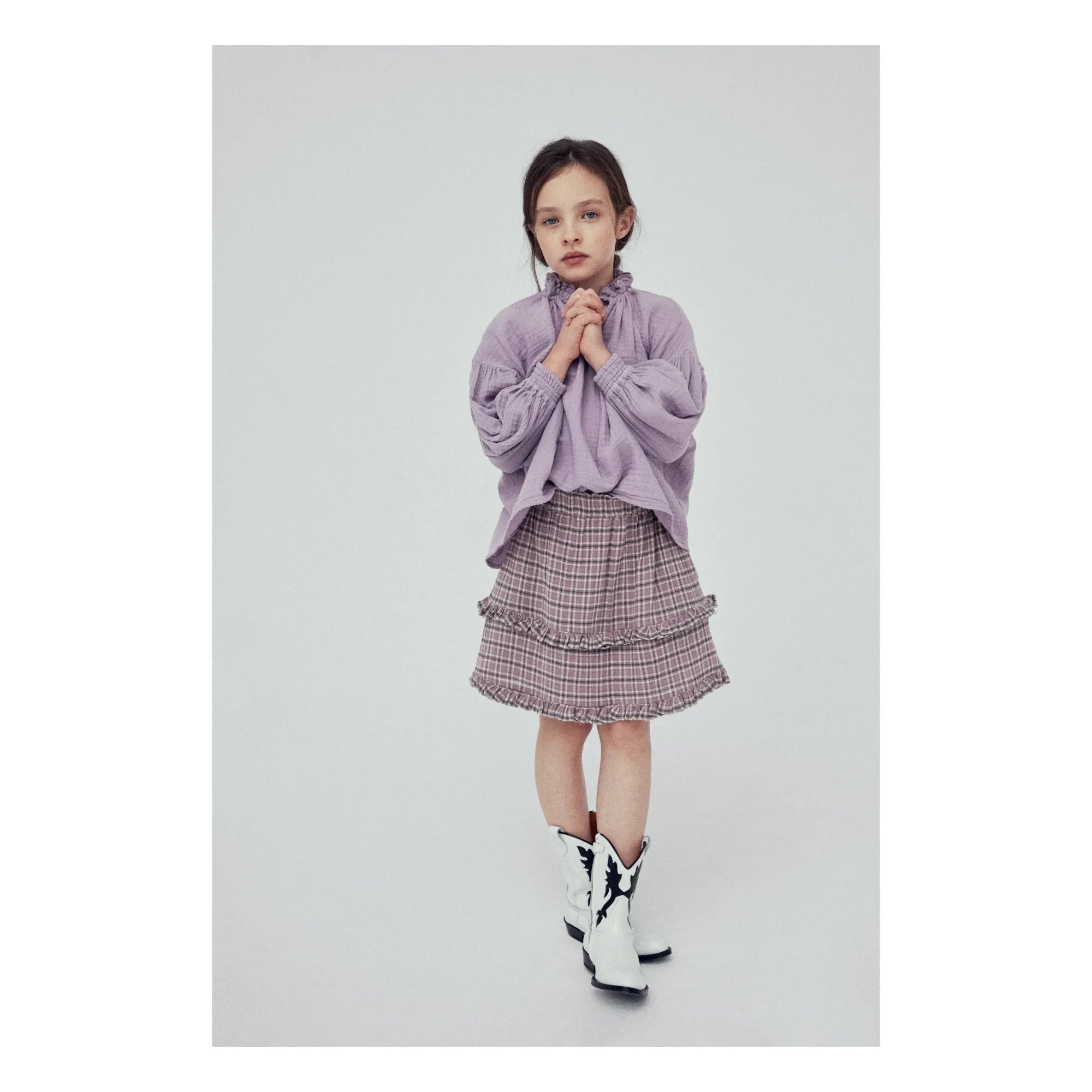 the new society - Bella Organic Cotton Skirt | Lavender