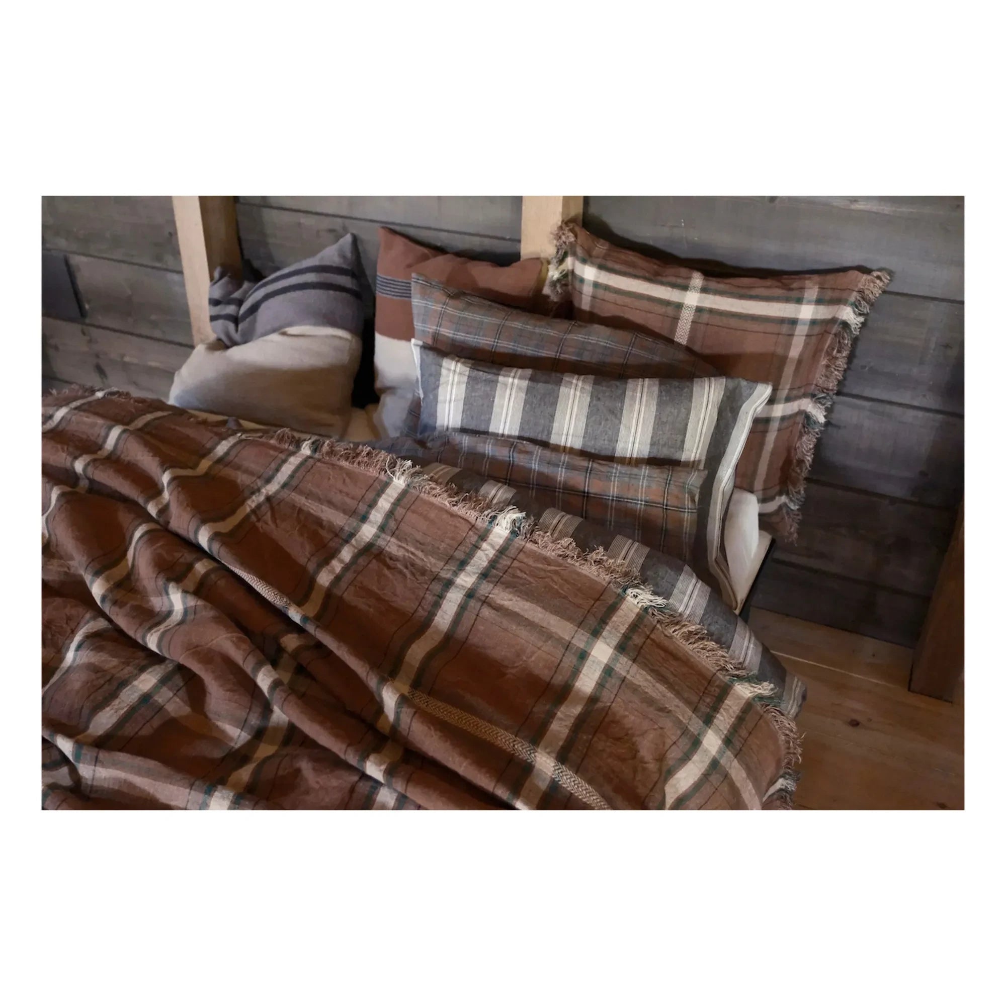 Libeco - Rowan Linen Bed Cover | Clay
