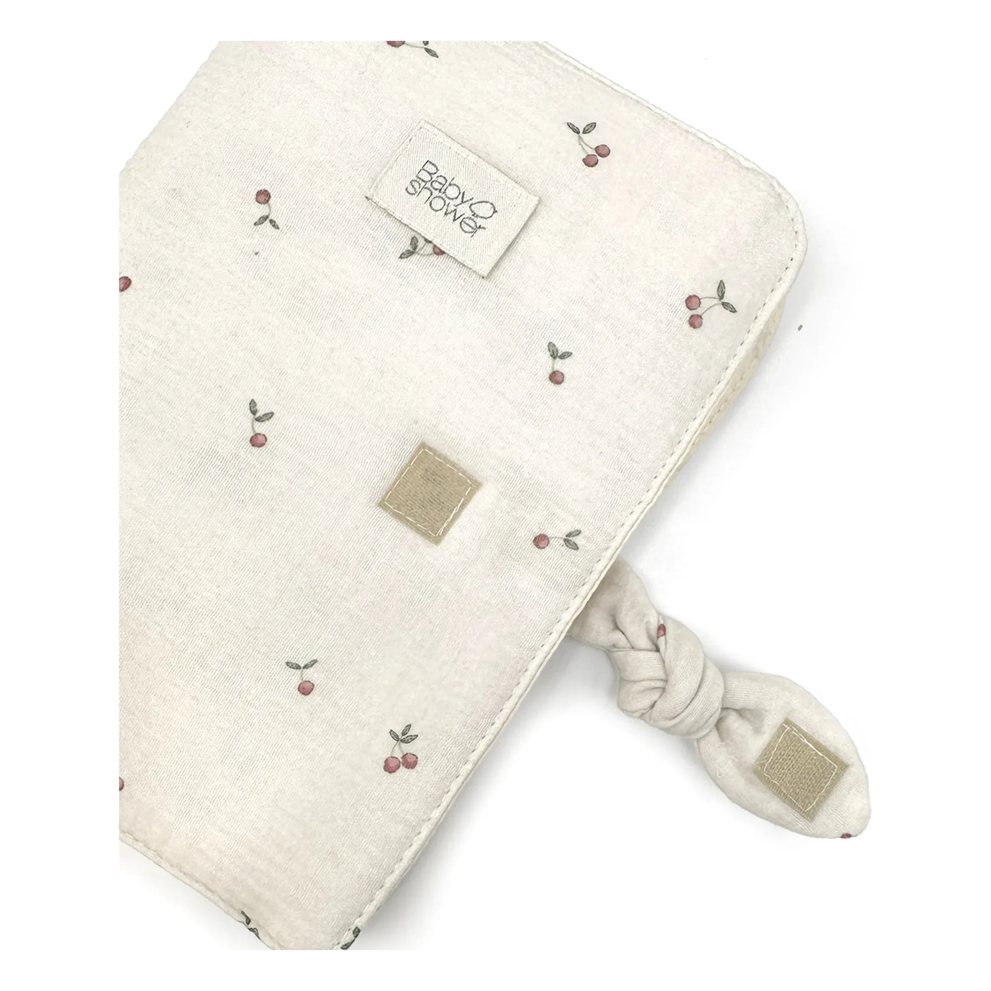 Babyshower - Black cherry health book cover | Ecru