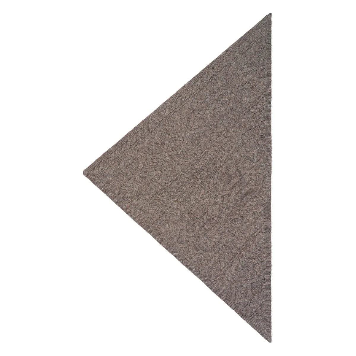 Bompard - Sacha Triangle Cashmere Scarf | Icy brown