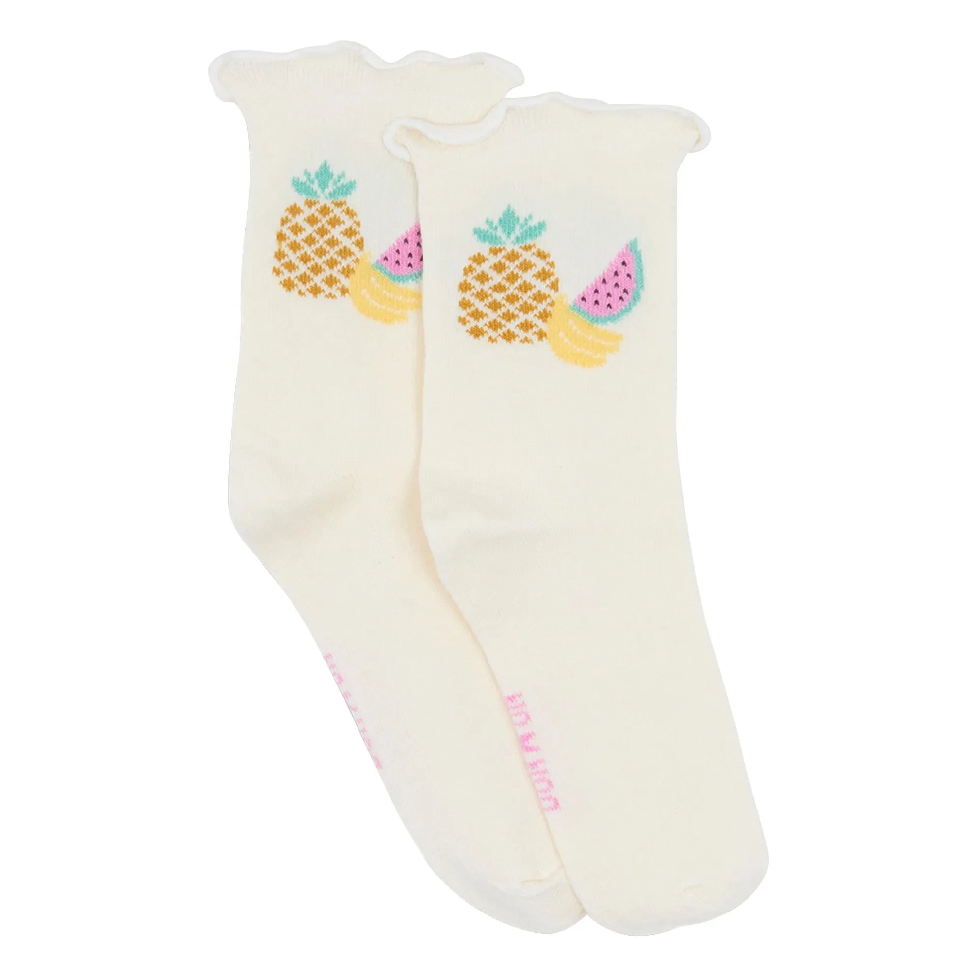Bonton - Coco Fruits Socks | Ecru