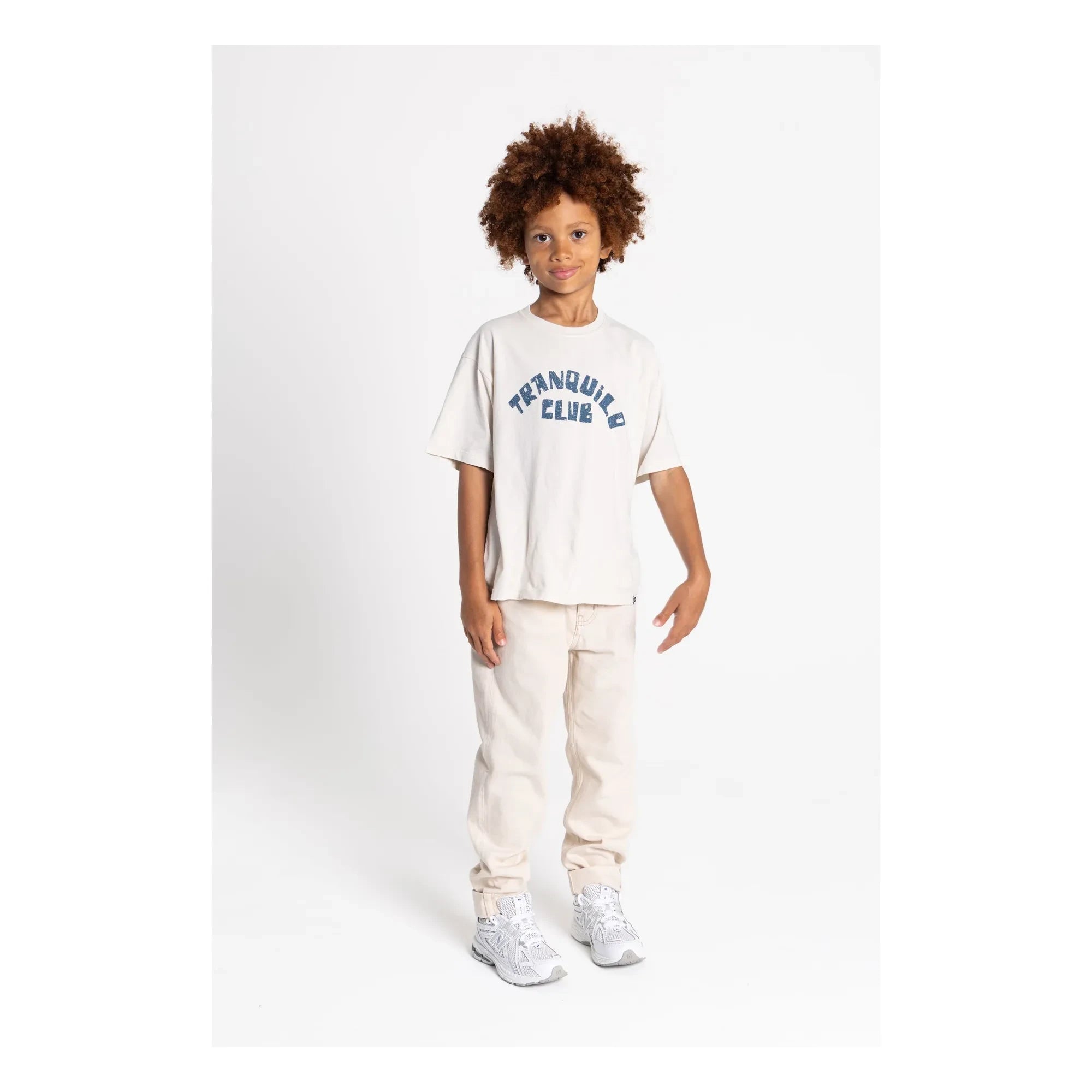 Hundred Pieces - Finn Organic Cotton T-shirt | Beige