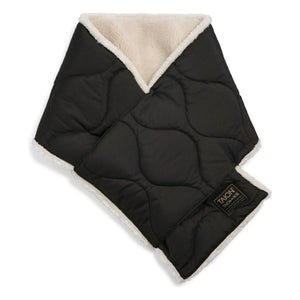 Taion - Reversible Down Military Scarf | Noir/Blanc
