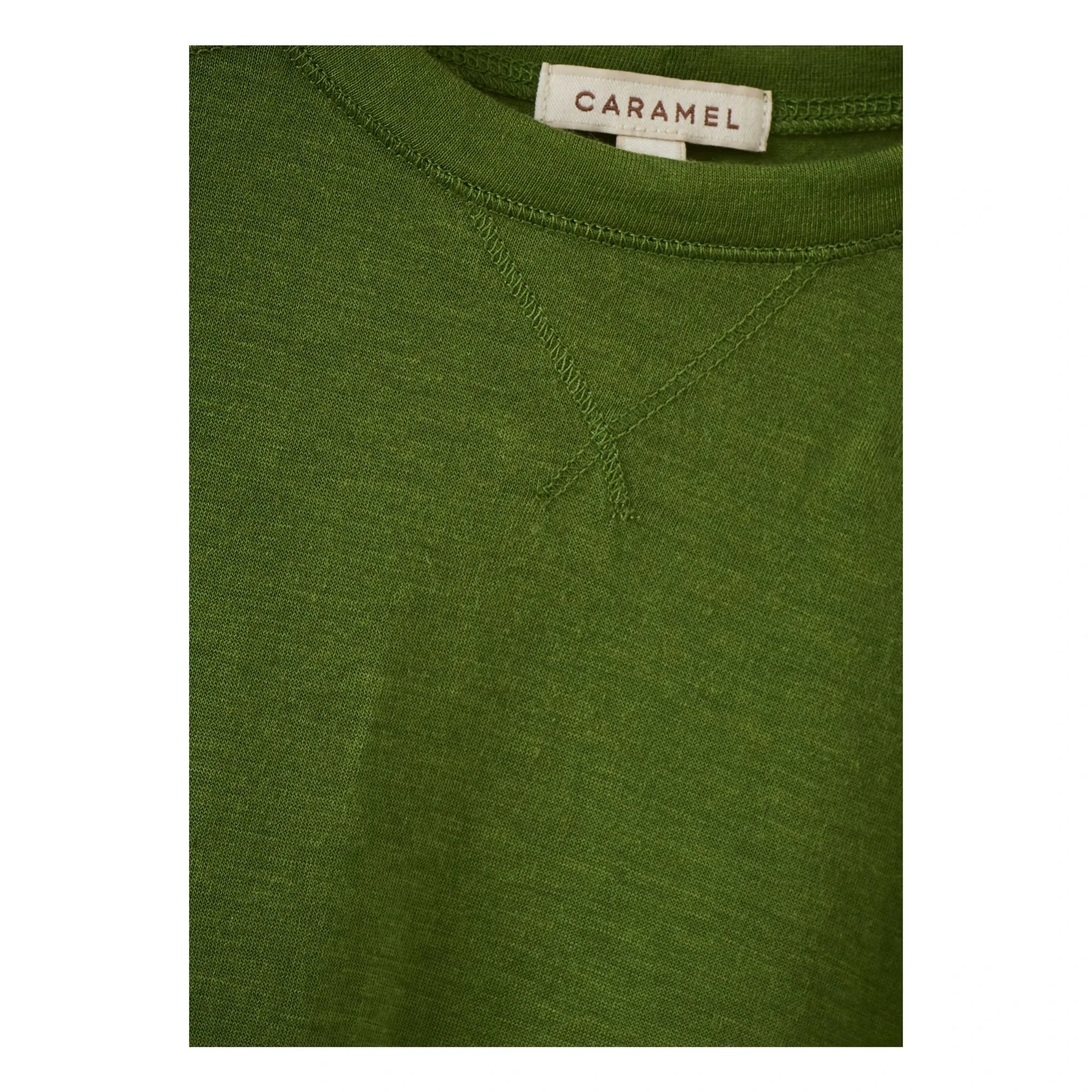 Caramel - Kezar Tencel T-Shirt | Green