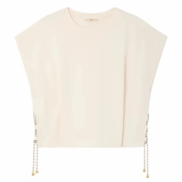 Sessùn - Ernisto organic cotton T-shirt | Ecru