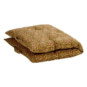 Madam Stoltz - Printed Cotton Floor Mat | Green