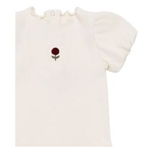 Donsje - Marien Fleur Organic Cotton T-Shirt | Ecru