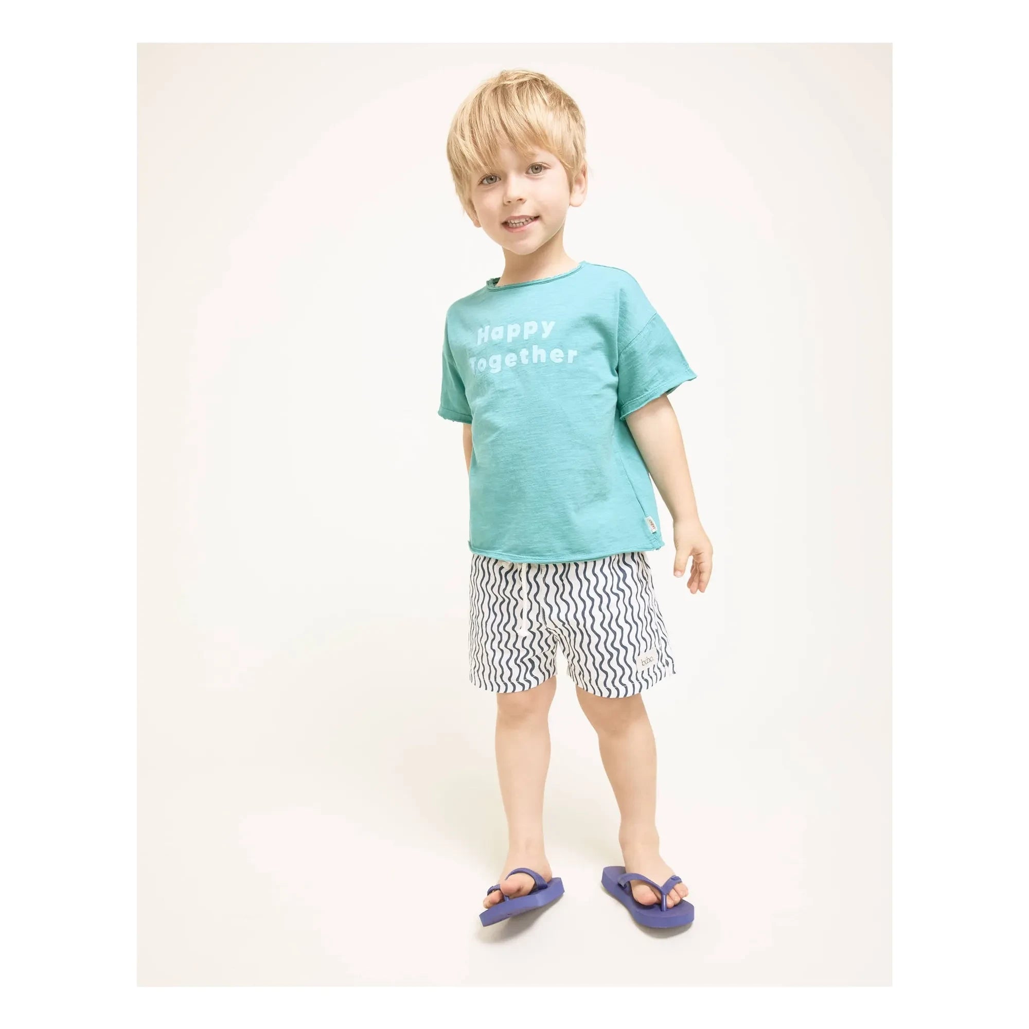 Búho - Happy Together T-Shirt Organic Cotton | Turquoise