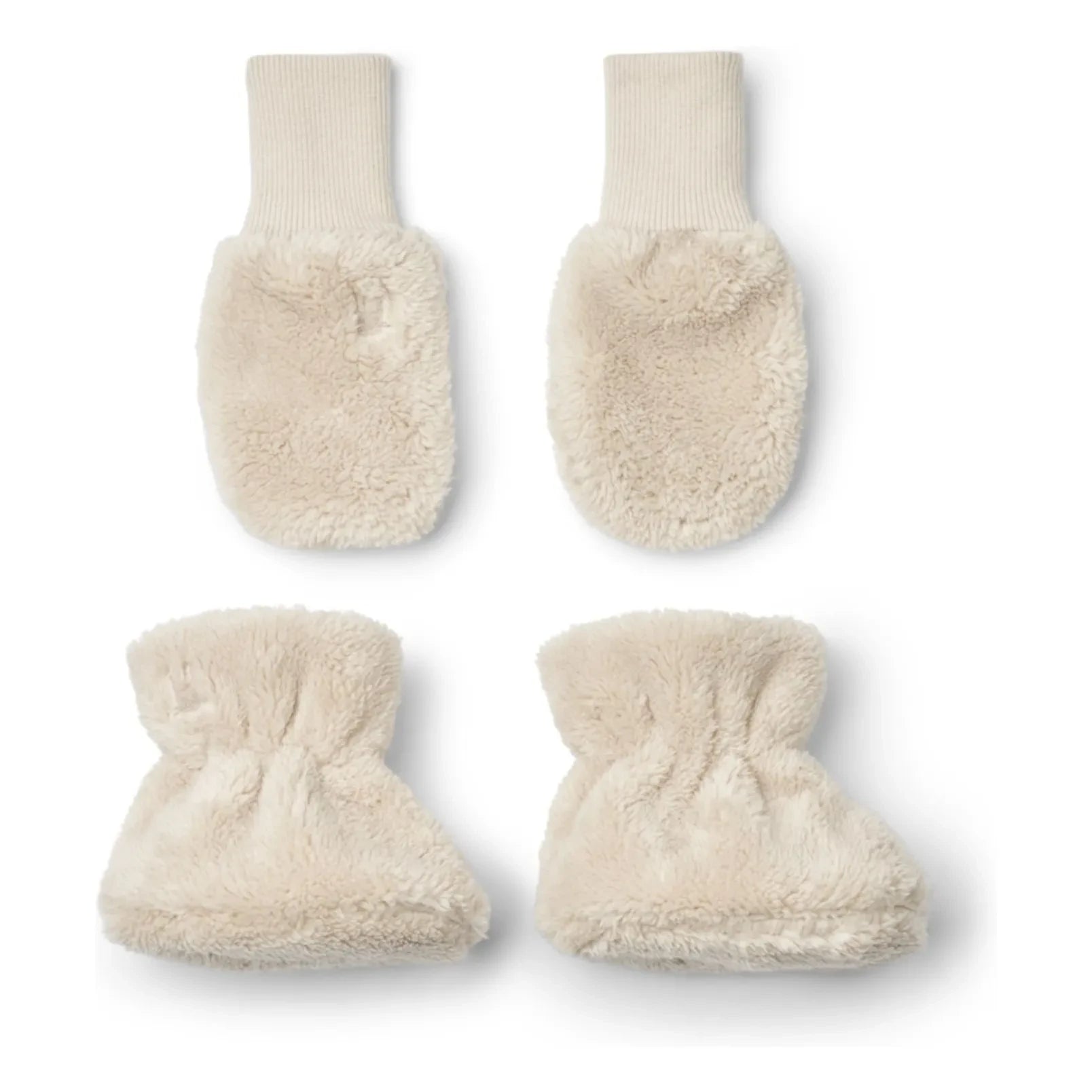 Liewood - Fernanda Gloves and House Slippers Set | Ecru
