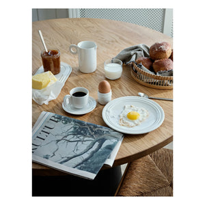 Broste Copenhagen - Stevns Stoneware Egg Holder | White