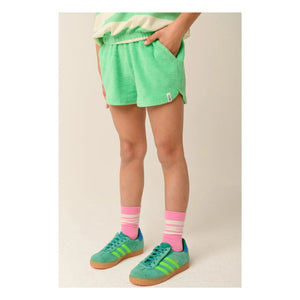 Tumble N'Dry - Paraiba Organic Cotton Towel Shorts | Green