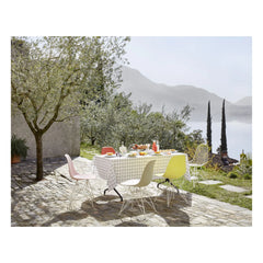 Vitra - DSR Plastik sandalye - beyaz epoksi çerçeve - Charles & Ray Eames | Limon sarısı