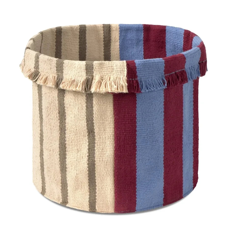 Lorena Canals - Striped Storage Basket | Blue