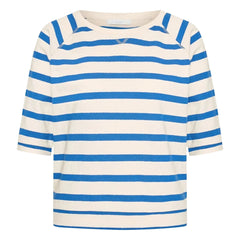 By Bar - Marinière Neva Organic Cotton T-shirt | Azure Blue