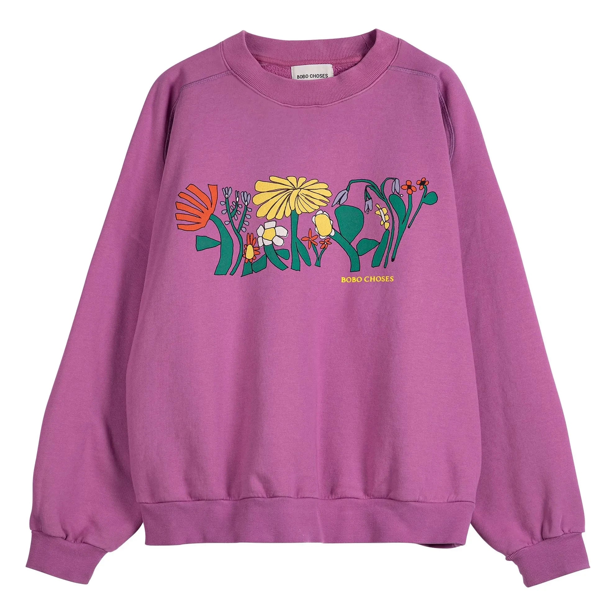 Bobo Choses - Organic Cotton Herbalis Sweatshirt | Purple