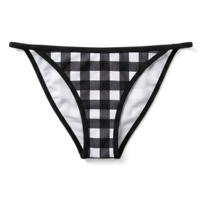 Smallable Woman - Hilda Plaid Swimsuit Bottom | Black