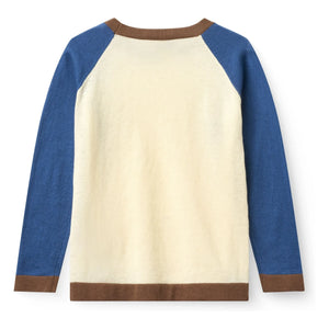 Copenhagen Colors - Color Block Organic Cotton Knit T-Shirt | Cream