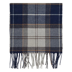 Barbour - Galingale Tartan Atkı | Gri mavi
