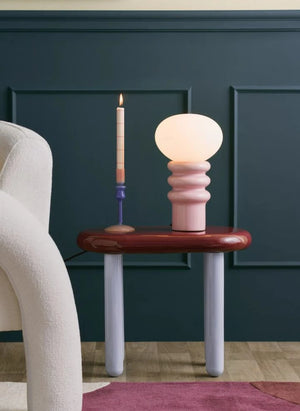 Present Time - Catania Aro Table Lamp | Powder Pink
