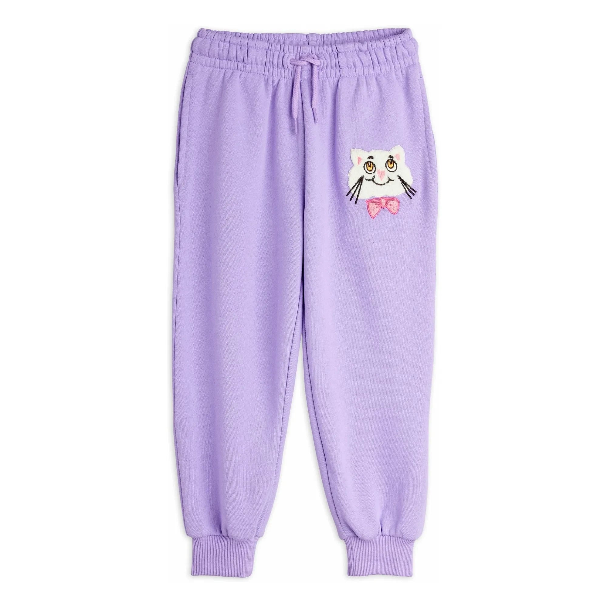 Mini Rodini - Organic Cotton Jogger Cat | Purple