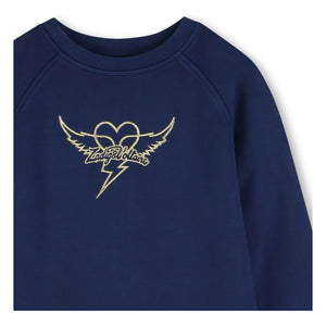 Zadig & Voltaire - Sweat Logo Hearts | Midnight Blue