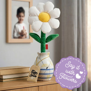 Legami - Daisy Plush Toy Bouquet - Say it with Flowers