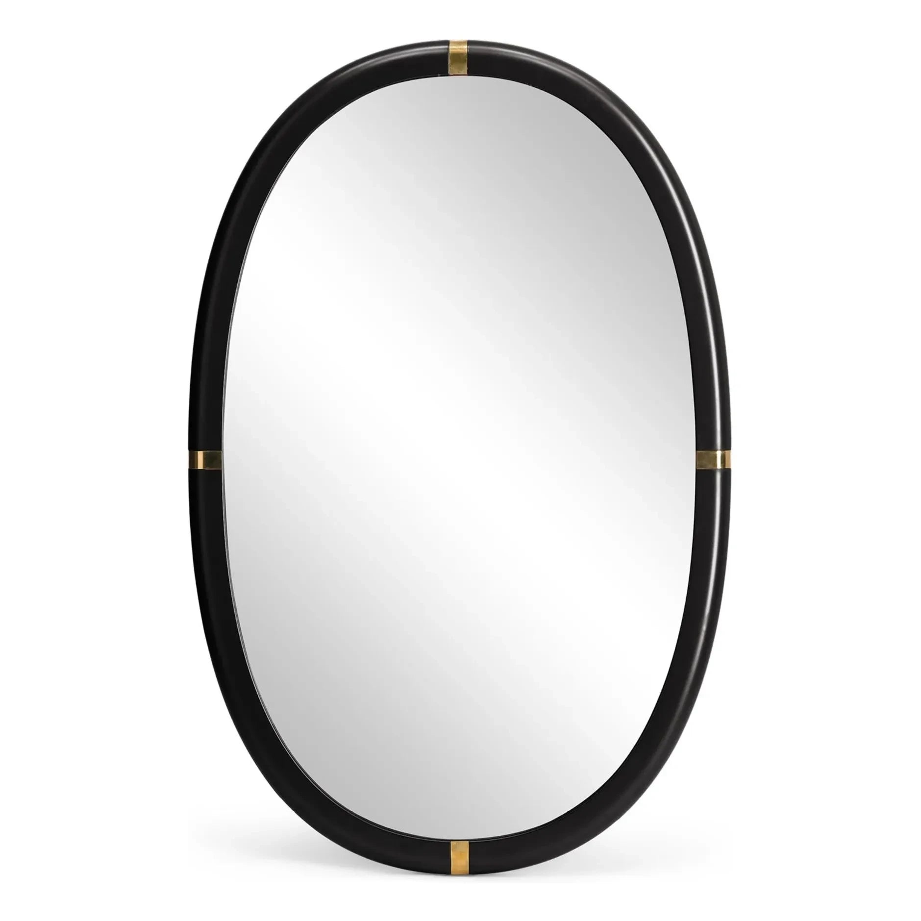 The Socialite Family - Marcello Polished Wooden Mirror | Black