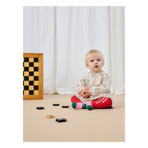 Bobo Choses - Striped Leggings Bobo Choses Organic Cotton | Red