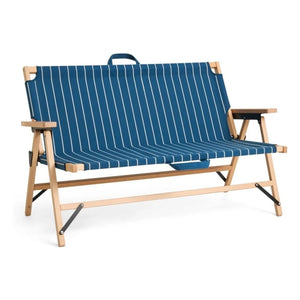 Hay - Outdoor Market foldable bench, Jasper Morrison | Blue
