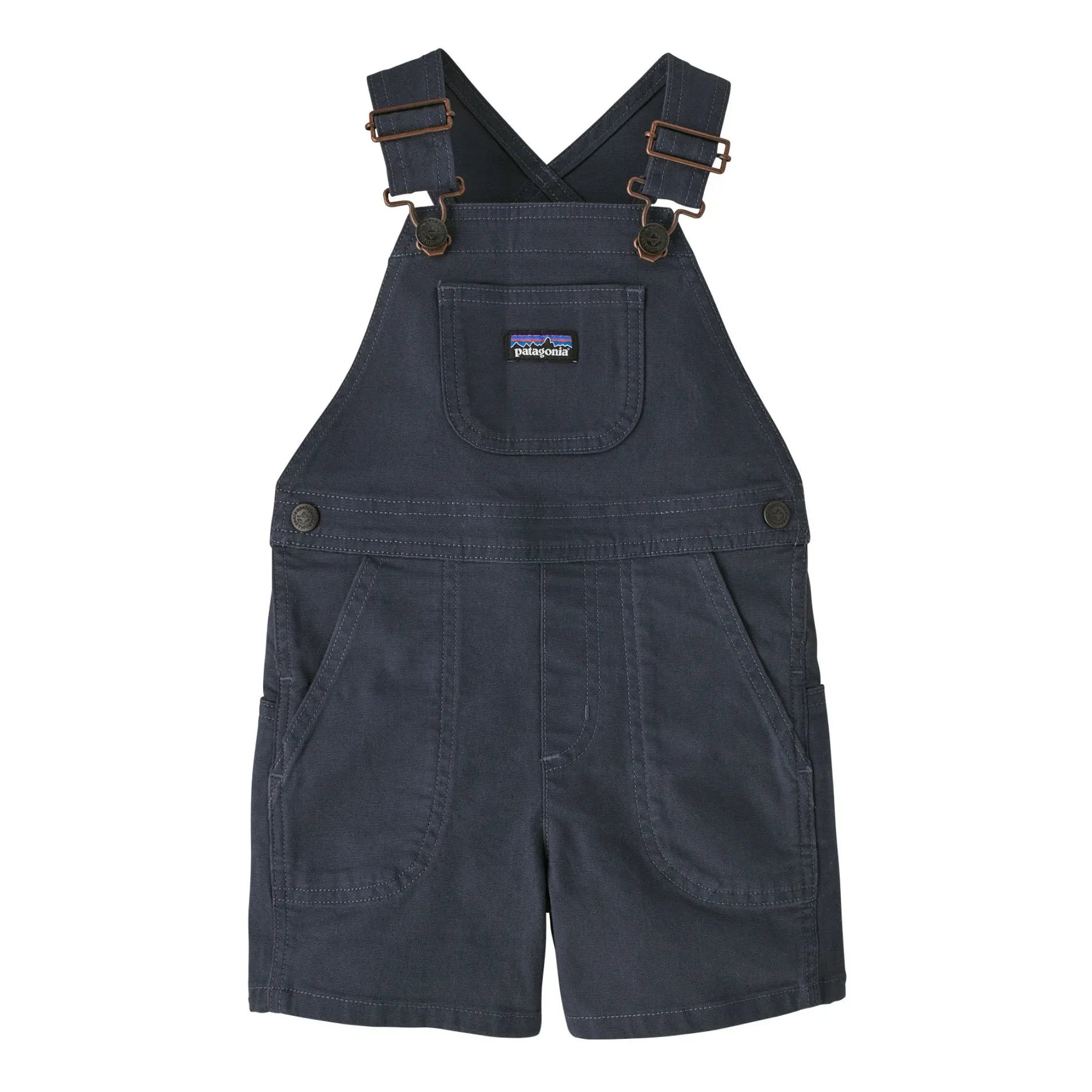 Patagonia - Organic Cotton Dungarees | Gray Blue