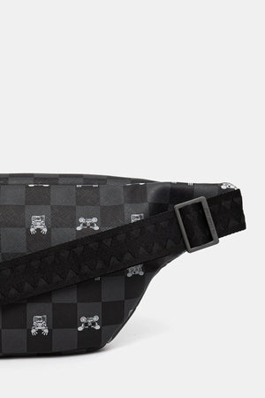 Sprayground - Black Faux Leather Waist Bag 910B8912NSZ