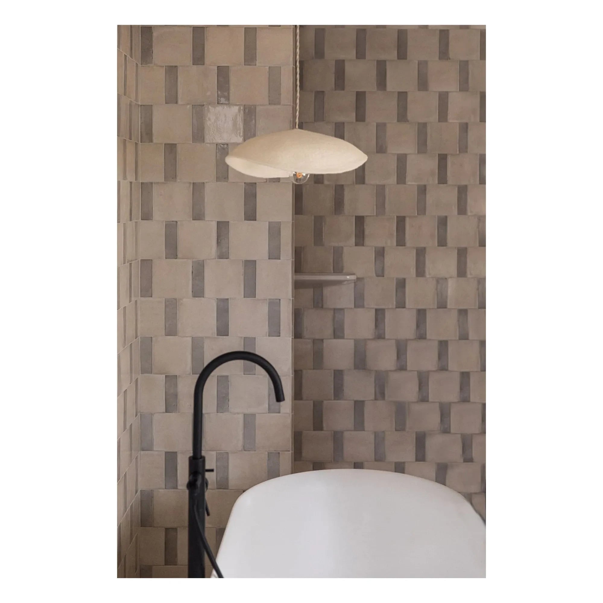 Muskhane - Fabric Lampshade | Beige