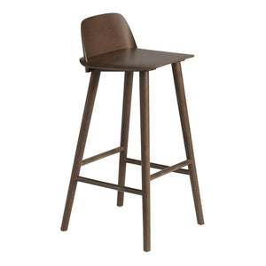 Muuto - Nerd Bar Taburesi | Koyu Ahşap