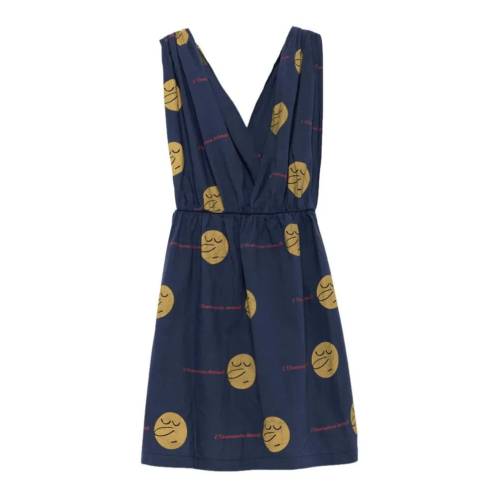 The Animals Observatory - Goose Down Dress | Gray Blue