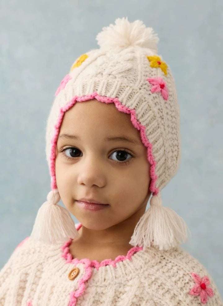 Louise Misha - Isolina beanie | Cream