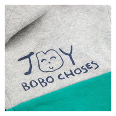 Bobo Choses - Joy Organic Cotton Zip-up Sweatshirt | Grey Melange