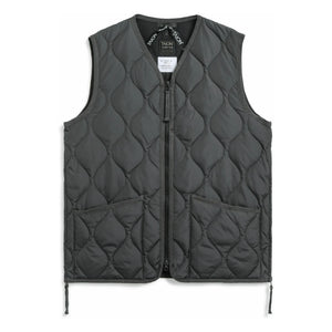 Taion - Unisex V-Neck Sleeveless Military Jacket | Carbon