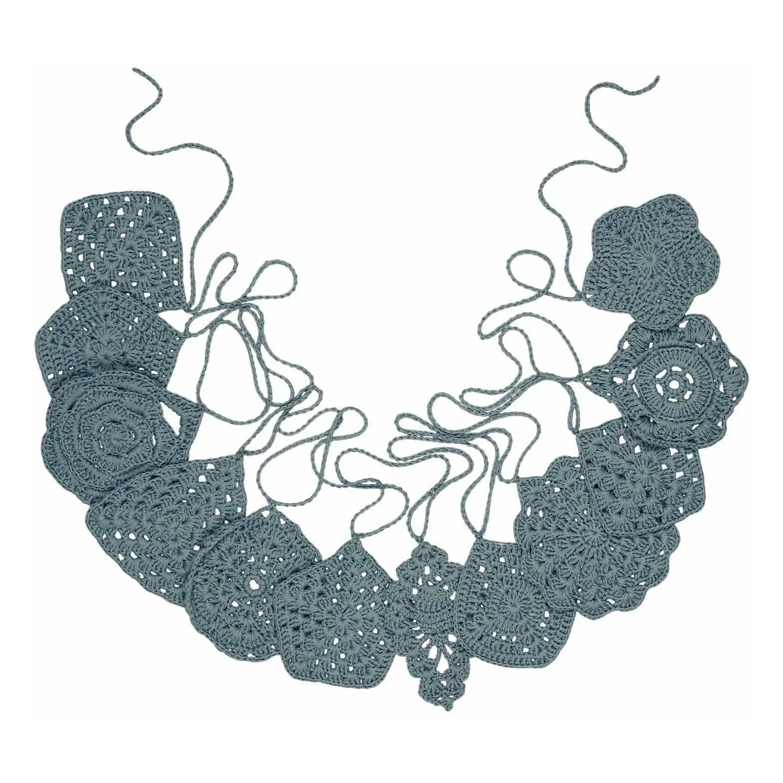 Numero 74 - Hand-Knitted Wreath | Ice Blue S032