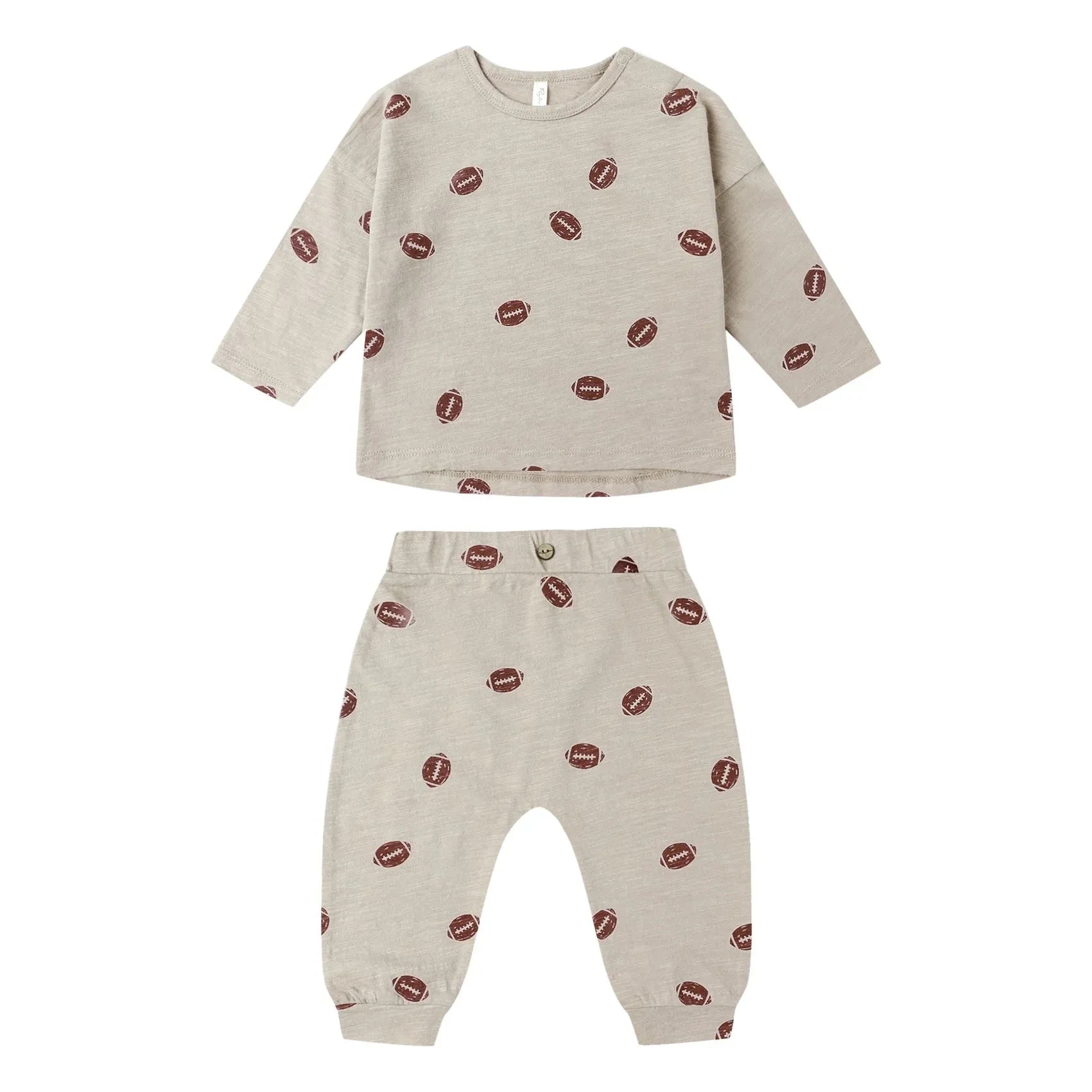 Rylee + Cru - Soccer T-Shirt and Pants Set | Stone