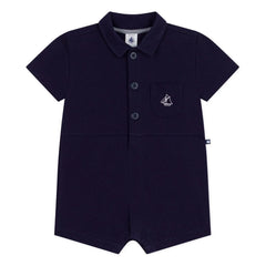 Petit Bateau - Polo yaka tulum | Koyu Mavi