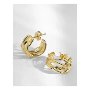 Louise Damas - Nami Small Hoop Earrings | Gold